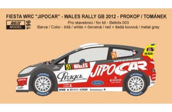 Decal – Ford Fiesta WRC - Wales rallye GB 2011 – Prokop